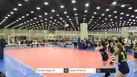 Carolina Rogue 16 vs Excell 16 Paul 22 - 2022 JVA World Challenge presented by Nike - Expo Only