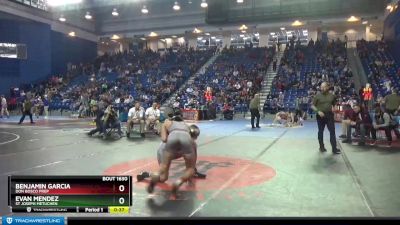 150 lbs Cons. Round 6 - Evan Mendez, St Joseph Metuchen vs Benjamin Garcia, Don Bosco Prep