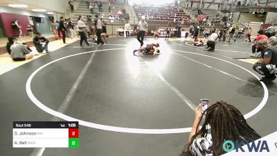 76 lbs Rr Rnd 5 - Drey Johnson, Pin-King All Stars vs Kamden Bell, Sperry Wrestling Club