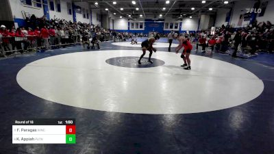 170 lbs Round Of 16 - Finn Paragas, Winchester vs Kirk Appiah, Putnam