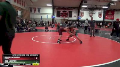 Semifinal - Grady Boelens, WBNDD vs Zeb Norton, Mount Pleasant Wrestling Club