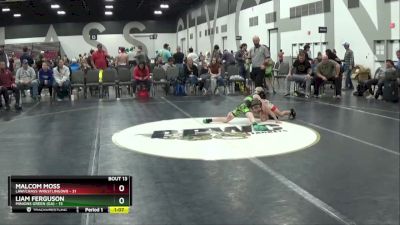 55 lbs Placement Matches (8 Team) - Malcom Moss, LAW/Crass Wrestling(WI) vs Liam Ferguson, Minions Green (GA)