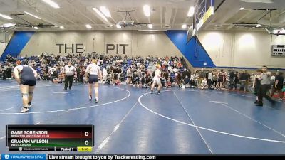 210 lbs Quarterfinal - Graham Wilson, West Jordan vs Gabe Sorenson, Brighton Wrestling Club