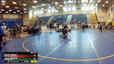 132 lbs Round 5 (8 Team) - Aidan Benson, Bomb Squad vs Kylet Corley, Big Man Wrestling