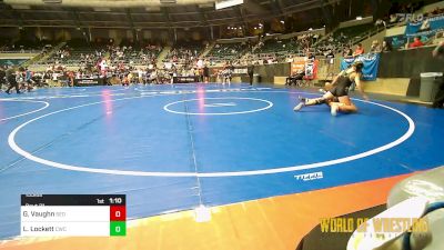 135 lbs Semifinal - Gage Vaughn, SEO Wrestling Club vs Loyalty Lockett, Cowboy Wrestling Club