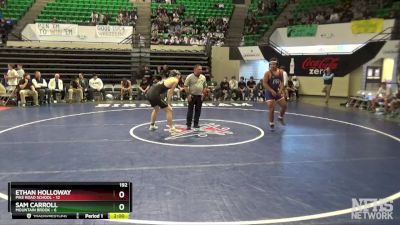 192 lbs Semifinals (16 Team) - Sam Carroll, Mountain Brook vs Ethan Holloway, Pike Road School