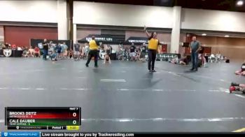 72 lbs Round 2 (6 Team) - Cale Dauber, Team Gotcha vs Brooks Deitz, Haywood Elite