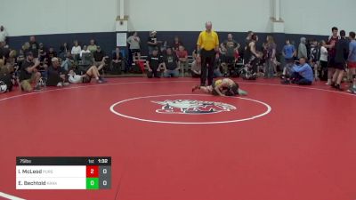 75 lbs Semifinal - Ian McLeod, Pursuit vs Eli Bechtold, Kraken