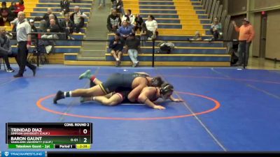 184 lbs Cons. Round 2 - Baron Gaunt, Vanguard University (Calif.) vs Trinidad Diaz, Simpson University (Calif.)