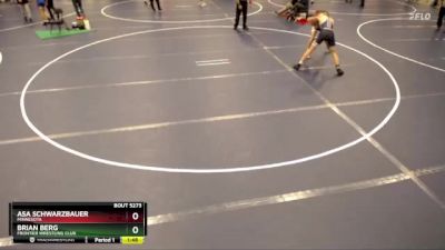 119 lbs Cons. Round 2 - Brian Berg, Frontier Wrestling Club vs Asa Schwarzbauer, Minnesota