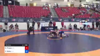 61 kg 7th Place - Kurtis Phipps, Buffalo Valley Regional Training Center vs Carter Bailey, Lehigh Valley Wrestling Club