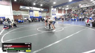 215 lbs Champ. Round 1 - Noah Bode, Vista Murrieta vs Caleb Zapata, Marina