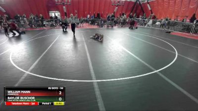 56 lbs Cons. Semi - William Mann, Minnesota vs Baylor Buschor, Lancaster Wrestling Club