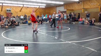 177 lbs Quarterfinal - Noah Carpenter, Elmira vs Kade Kravits, Wilks-Barre