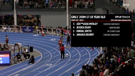 Youth Girls' 200m, Finals 1 - Age 17-18