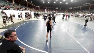 89 lbs Round Of 16 - Xavier Gutierrez, Capital City Jr WC vs C.j Leyva, Badlands