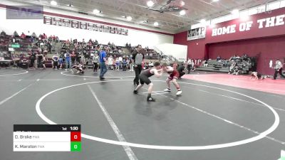 100 lbs Rr Rnd 1 - Danny Brake, Perry Wrestling Academy vs Kutter Marston, Perry Wrestling Academy