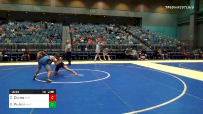 133 lbs Consolation - Dylan Chavez, Western Wyoming vs Brandon Paulson, UN-California Baptist University