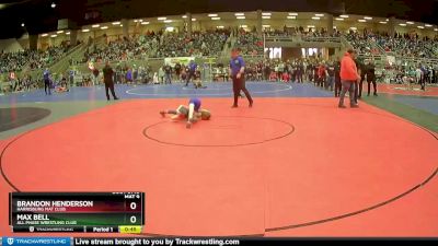 87 lbs Cons. Round 1 - Max Bell, All Phase Wrestling Club vs Brandon Henderson, Harrisburg Mat Club