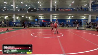 84 lbs Round 2 (16 Team) - Riley Longdin, Askren Wrestling Academy 2 vs Joseph Prosuch, Steel Valley Renegades