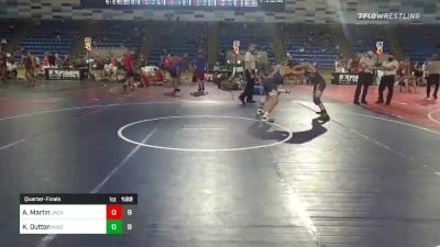 145 lbs Quarterfinal - Alek Martin, Jacked Rabbits vs Kyle Dutton, Missouri United