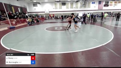 126 lbs Semifinal - Jaden Perez, Steel Valley Renegades vs Myles Burroughs, Unattached