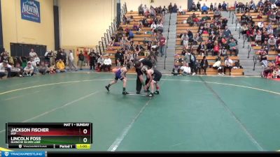 65 lbs Champ. Round 1 - Lincoln Foss, Glencoe Silver Lake vs Jackson Fischer, DGF