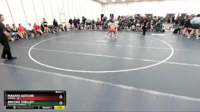 170 lbs Round 1 (3 Team) - Brooke Shelley, Muskego-Norway vs Makaya Gotchie, Bemidji