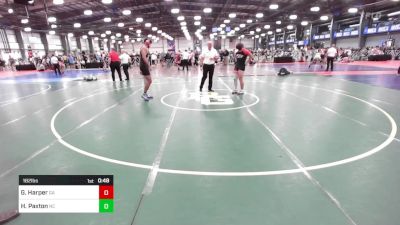 182 lbs Consi Of 16 #1 - Griffin Harper, GA vs Honor Paxton, NC