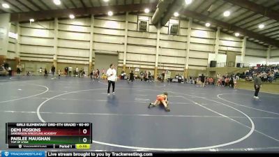 60-60 lbs Round 3 - Demi Hoskins, Sanderson Wrestling Academy vs Paislee Maughan, Top Of Utah