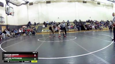 157 lbs Semis & Wb (16 Team) - Carter Hutchison, Cascade vs Paxton Gentry, Southmont