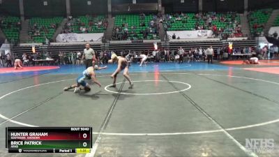 5A 120 lbs Quarterfinal - Hunter Graham, Southside, Gadsden vs Brice Patrick, Arab