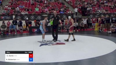 48 kg Quarters - Cameron Sontz, Edge Wrestling vs Austin Bickerton, Seasons Freestyle Club