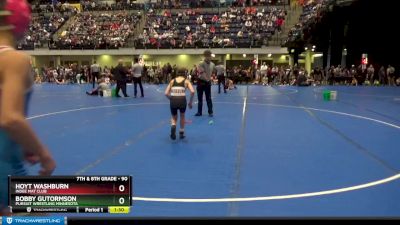 90 lbs Champ. Round 1 - Hoyt Washburn, Indee Mat Club vs Bobby Gutormson, Pursuit Wrestling Minnesota