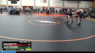 170 lbs Cons. Round 2 - Lydia Parkhurst, Waterloo West vs Rachel Rhomberg, Epworth, Western Dubuque