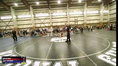 136 lbs Cons. Round 1 - Dylan Frink, WY vs Mack Rutledge, UT