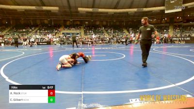 70 lbs Consi Of 8 #2 - Apollo Rock, Stl Warriors vs Chase Gilbert, Nova Wrestling Club