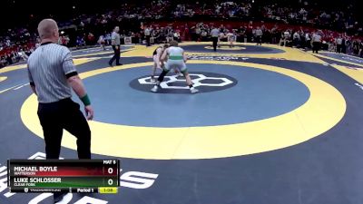 D2-165 lbs Semifinal - Michael Boyle, Watterson vs Luke Schlosser, Clear Fork