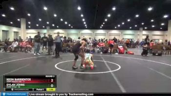 132 lbs Round 2 (8 Team) - Dylan Johns, Kame Style vs Keon Barrientos, Dark Knights WC