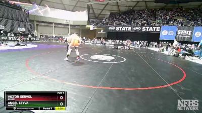 1A 285 lbs Quarterfinal - Angel Leyva, Wapato vs Victor Gervol, Blaine