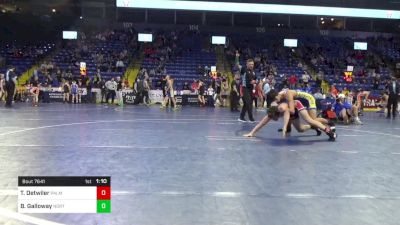 130 lbs Final - Tyler Detwiler, Palmyra vs Bryson Galloway, North East