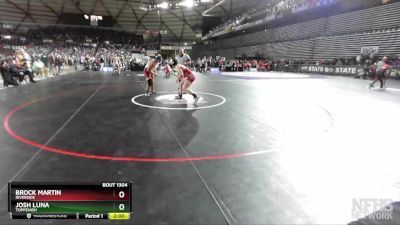 1A 195 lbs Semifinal - Brock Martin, Riverside vs Josh Luna, Toppenish