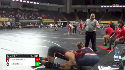 235 lbs Consi Of 16 #1 - Danny Chambers, Northeastern vs Matthew Rundle, Auburn