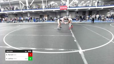 184 lbs Consi Of 16 #1 - Asa Terrell, Rider vs Hunter Johns, Naval Academy