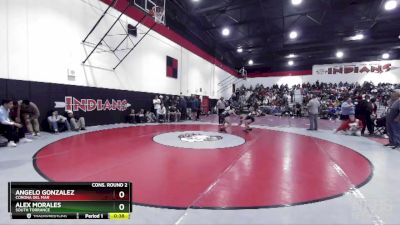 113 lbs Cons. Round 2 - Angelo Gonzalez, Corona Del Mar vs Alex Morales, South Torrance