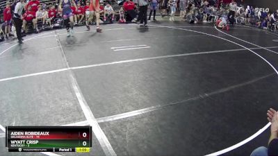 130 lbs Round 2 (6 Team) - Aiden Robideaux, Oklahoma Elite vs Wyatt Crisp, Kentucky