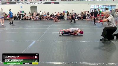 72 lbs Round 3 (4 Team) - Carey Wesolowski, Tallahassee War Noles vs Tucker Easter, Finger Lakes Elite