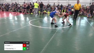 85 lbs Round 3 - Xavier Drake, Ohio Gold 14K vs Fenton Fourspring, CKW Backyard Barbarians