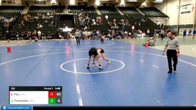 106 lbs Finals (2 Team) - Elijah Foy, Augusta vs Jack Thompson, Gretna