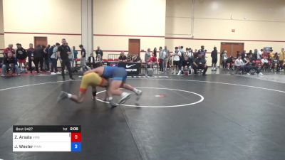 79 kg Rnd Of 64 - Zack Arsala, Virginia vs Jed Wester, Pinnacle Wrestling Club